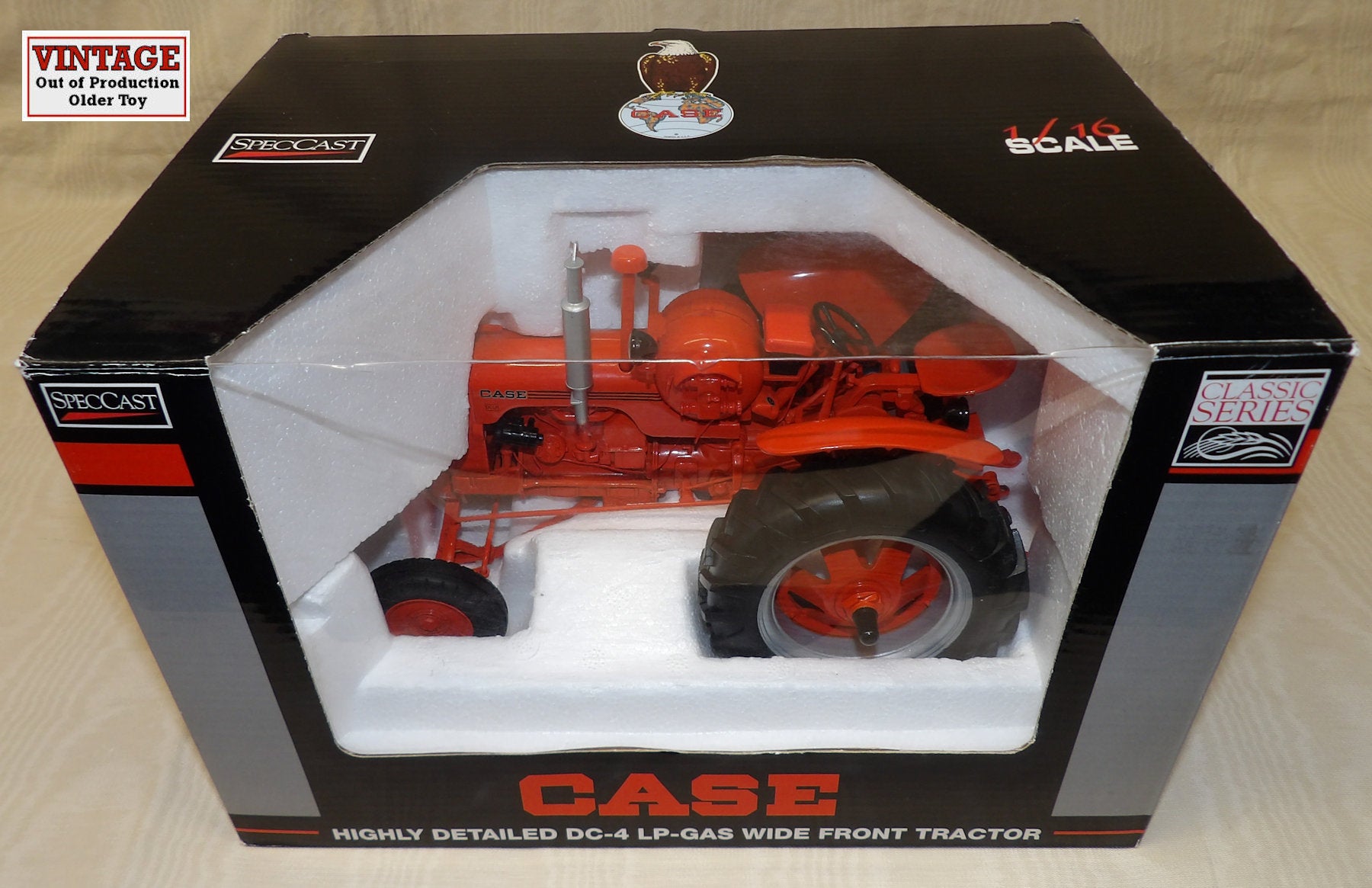 #ZJD1608 1/16 Case DC-4 LP Gas Wide Front Tractor