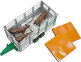 #02227 1/16 Livestock Trailer with Cow