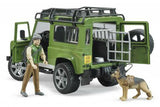 #02587 1/16 Land Rover Defender Wagon with Forester & Dog