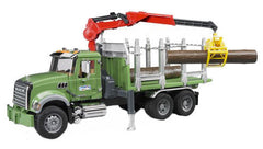 #02824 1/16 Mack Granite Timber Truck with Crane