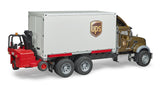 #02828 1/16 UPS Logistics Mack Granite Truck with Forklift