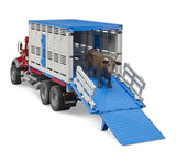 #02830 1/16 Mack Granite Cattle Transport with Cow