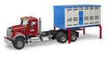 #02830 1/16 Mack Granite Cattle Transport with Cow