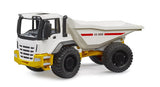 #03420 1/16 White & Yellow Bruder XD 5000 Articulated Dump Truck