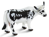 #100261 1/20 Black & White Texas Longhorn Bull