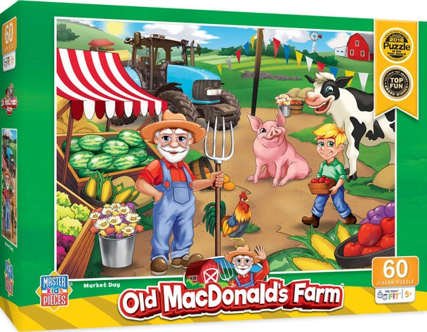 #12132 Old MacDonald's Farm Market Day Puzzle, 60 pc.