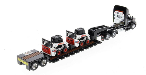 ミニカー pete 1/64 Burnt Orange Peterbilt 379 w/ 63in Mid-Roof Sleeper