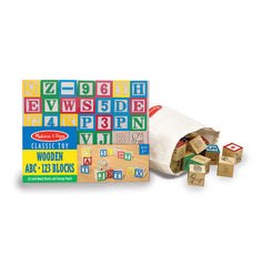 #1900 ABC/123 Wooden Block Set