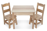 #2427MD Wooden Table & Chairs 3-Piece Set