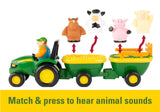 #34908 John Deere Animal Sounds Hayride Playset