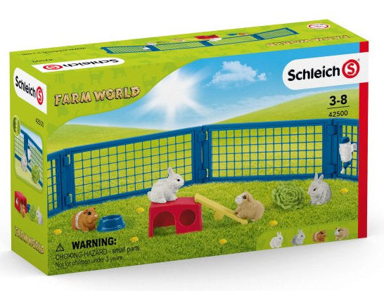 42500 Rabbit Guinea Pig Hutch Set Action Toys