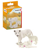 #42505 White Lioness with Cubs