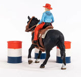 #42576 1/20 Cowgirl Barrel Racing Fun Playset