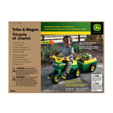 #46088 John Deere Trike & Wagon Set