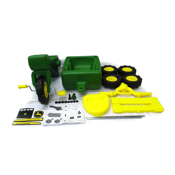 John deere trike store and wagon set