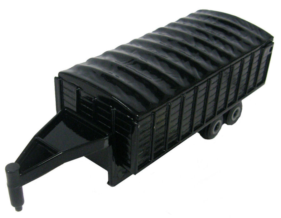 #46594 1/64 Black Gooseneck Grain Trailer