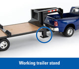 #47269 1/32 Dodge Ram 3500 Dually Crew Cab with Gooseneck Flatbed Trailer & New Holland L230 Skid Steer