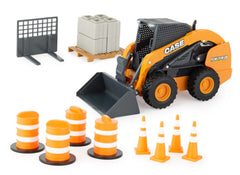#47350 1/16 Big Farm Case SV280 Skid Steer Loader with Accessories