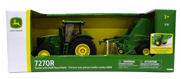 1/64 John Deere 7270R Tractor With Front Wheel Assist And Duals