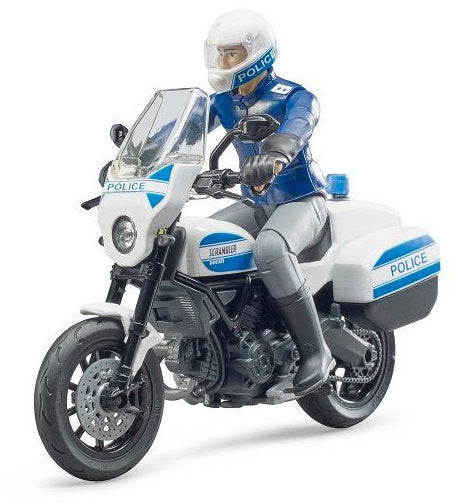 #62731 1/16 Scrambler Ducati Police Motorcycle with Policeman