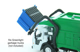 #64-230-BL 1/64 Blue Trash Dumpster