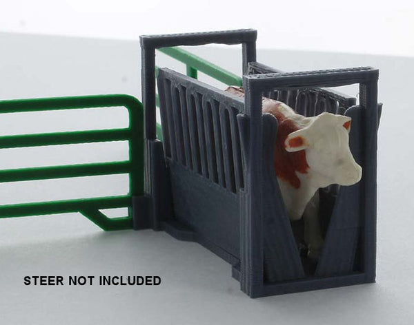 64-316-GY 1/64 Livestock Squeeze Chute | Action Toys