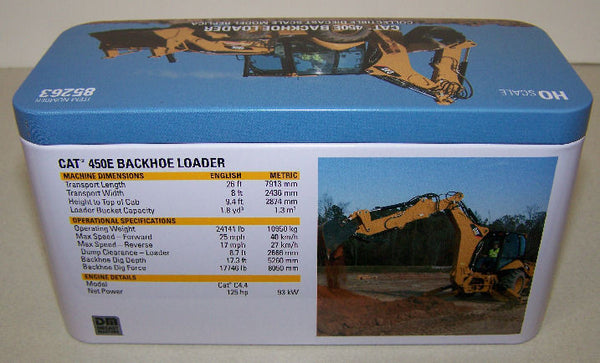 85263 1/87 Caterpillar 450E Backhoe Loader | Action Toys