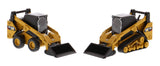 #85693 1/64 Cat 272D2 Skid Steer & Cat 297D2 Compact Track Loader with Attachments