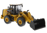 #85635 1/64 Caterpillar 950M Wheel Loader with Log Fork & Bucket Attachment