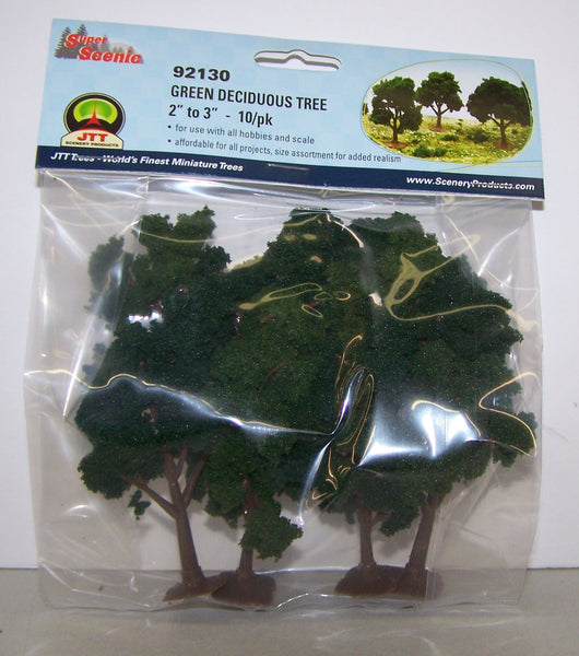 92130 Green Deciduous Trees 10-pc. Set | Action Toys