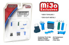 #AD-38405MJ 1/64 American Diorama Blue Mechanic Tool Set