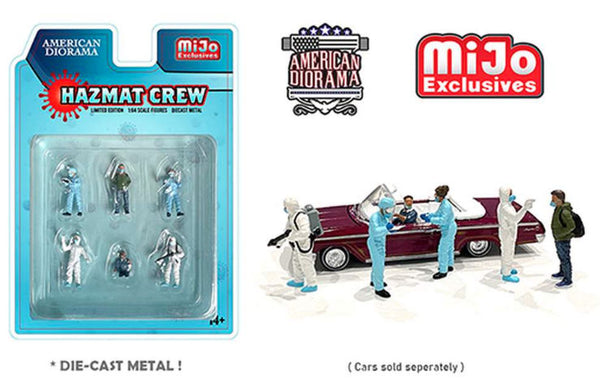 AD-76466MJ 1/64 American Diorama Hazmat Crew Figures | Action Toys