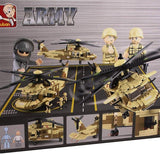 #B0509 Army Black Hawk Helicopter Building Block Set