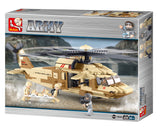 #B0509 Army Black Hawk Helicopter Building Block Set