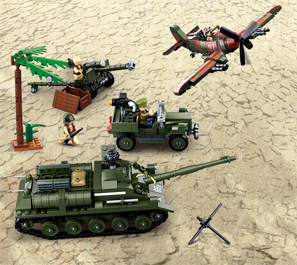 B0697 WWII Battle of Kursk Building Block Set | Action Toys