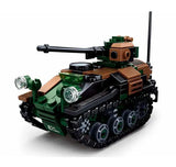 #B0750 Model Bricks 2-in-1 Wiesel Armored Weapons Carrier Building Block Set
