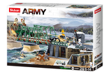 #B0981 WWII Army Winter Counter Attack Building Block Set