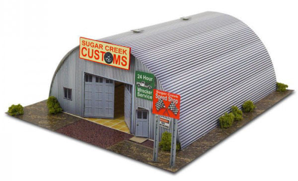 #BK6400 1/64 Quonset Hut Building Kit