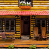 #BK6416 1/64 Log Cabin Building Kit