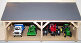 #KG610047 1/50 Wooden Farm Machinery Shed