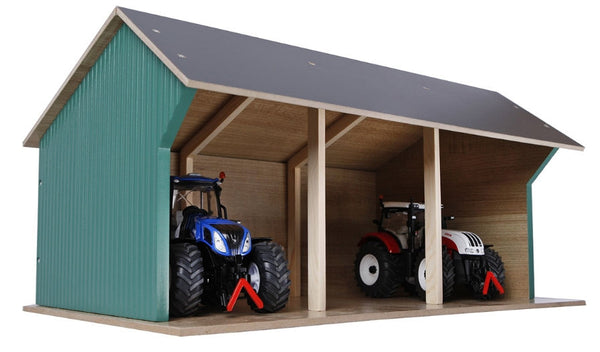 #KG610192 1/32 Wooden Farm Machinery Shed for Tractors