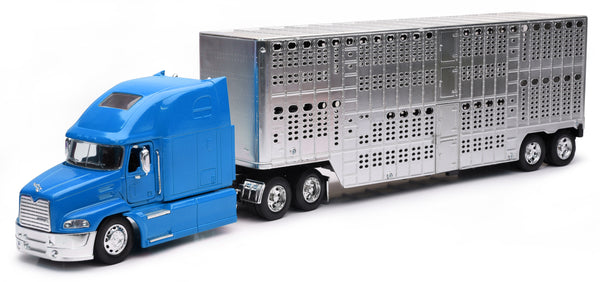 12853C 1/32 Mack Pinnacle with Pot-Belly Cattle Trailer | Action Toys