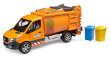 #02682 1/16 MB Sprinter Garbage Truck with Garbage Cans