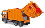 #03760 1/16 Orange MAN TGS 26.500 Rear Loading Garbage Truck