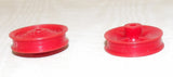 #07-093 1/16 Plastic Red Front Rims - pair