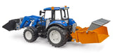 #09861 1/16 New Holland Powerstar T5.120 with Loader & Bale Loading Box