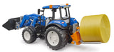 #09861 1/16 New Holland Powerstar T5.120 with Loader & Bale Loading Box