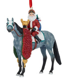 #B-HP-10542  Off to the Races, 2026 Santa Ornament