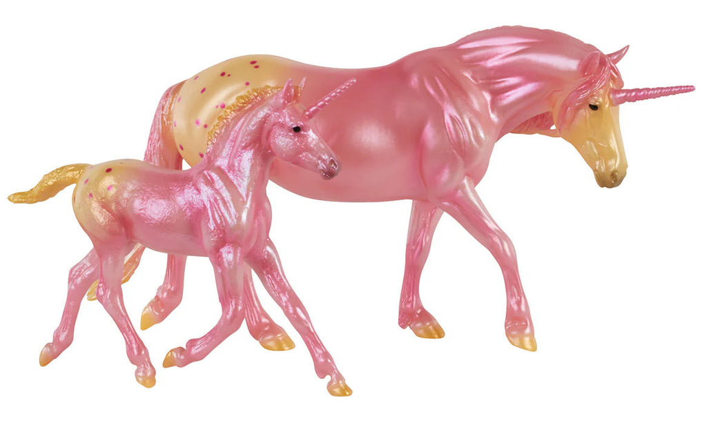 #B-FS-10613 1/12 Candy Delights Cotton Sparkle & Sugar Puff Unicorn & Foal Set