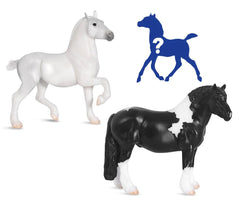 #B-SM-10622 1/32 Peaceful Gardens Horse Foal Surprise Set